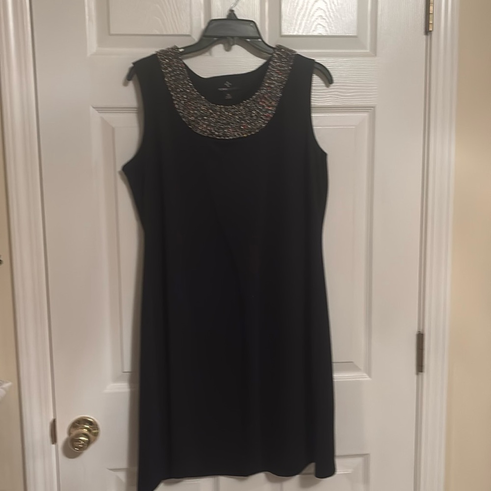 Ronnie Nicole black formal dress size 14.